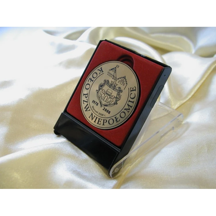 Metallic Medal in Red Case