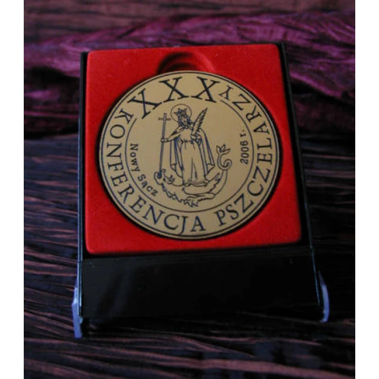 Metallic Medal in Red Case