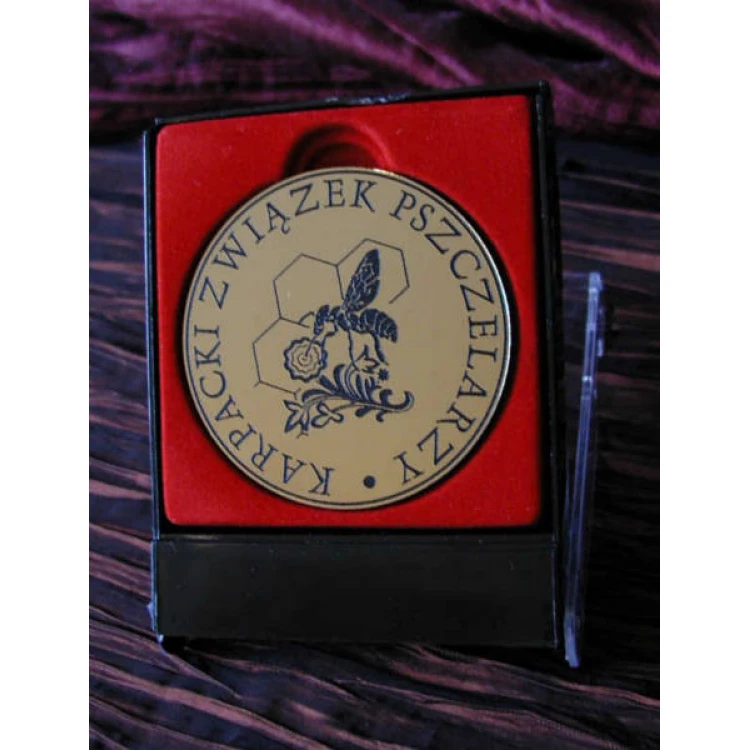 Metallic Medal in Red Case