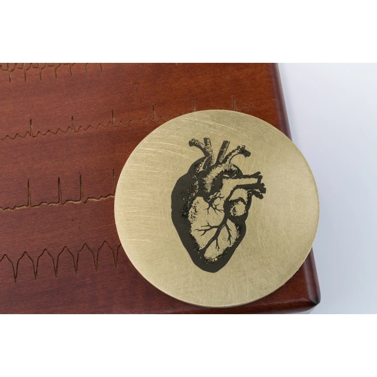 Brass Medal in Wooden Case