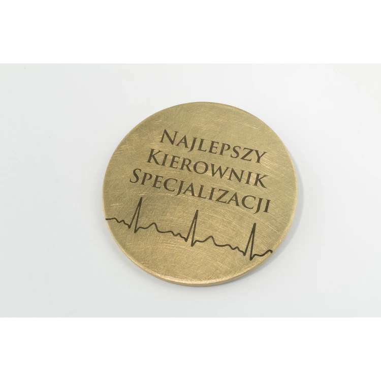 Brass Medal in Wooden Case