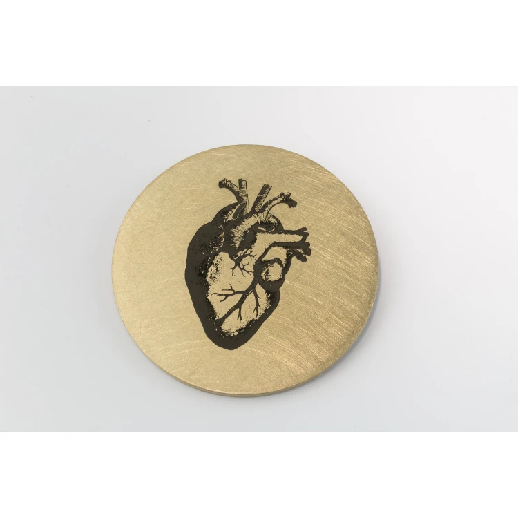 Brass Medal in Wooden Case