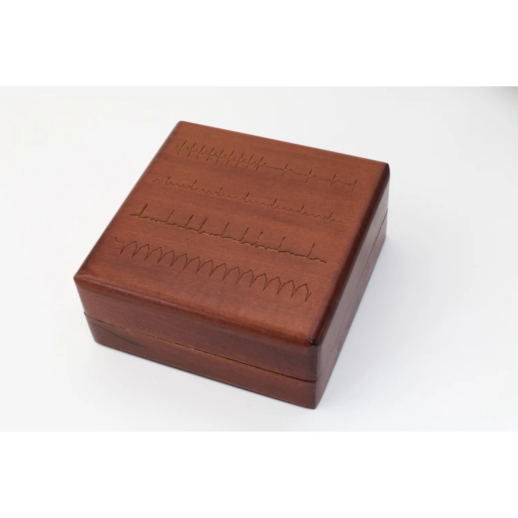 Brass Medal in Wooden Case