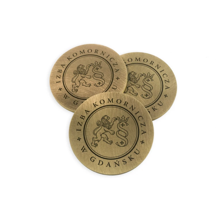 Brass Medal in Wooden Case