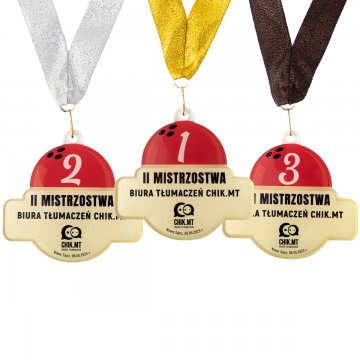 Plexi Medal with UV Print - dimensions: 89x84mm - MGR097