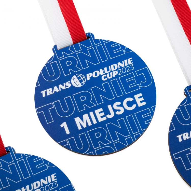 Wooden Medals with Custom Logo - 80mm Diameter - UV Print - MGR105