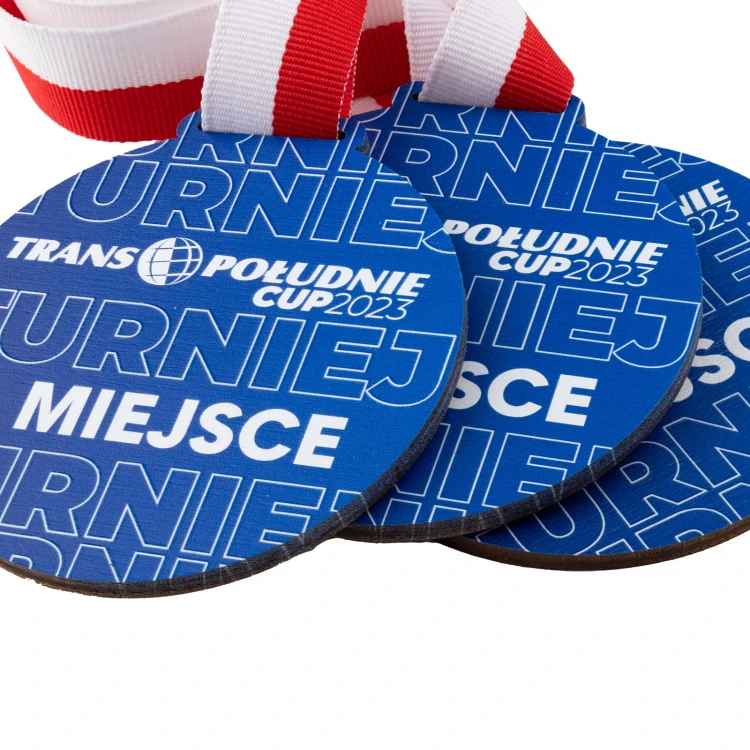 Wooden Medals with Custom Logo - 80mm Diameter - UV Print - MGR105