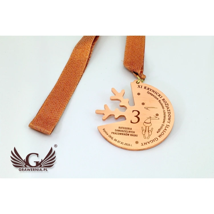 Metal Medals in Three Colors (Brass, Steel, Copper) - Dimensions 81.5x77.5mm - MGR092