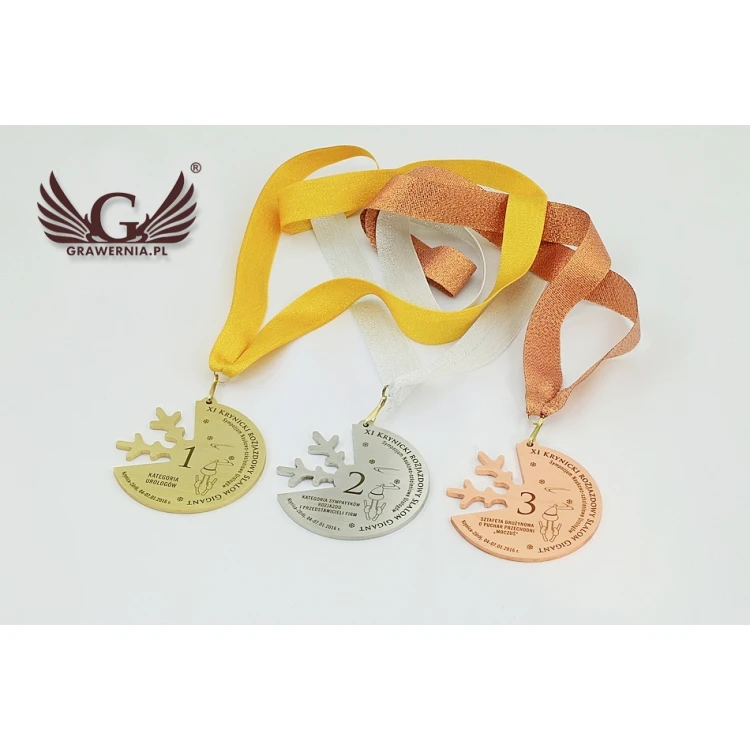 Metal Medals in Three Colors (Brass, Steel, Copper) - Dimensions 81.5x77.5mm - MGR092