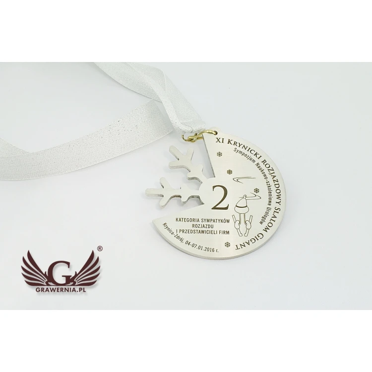 Metal Medals in Three Colors (Brass, Steel, Copper) - Dimensions 81.5x77.5mm - MGR092