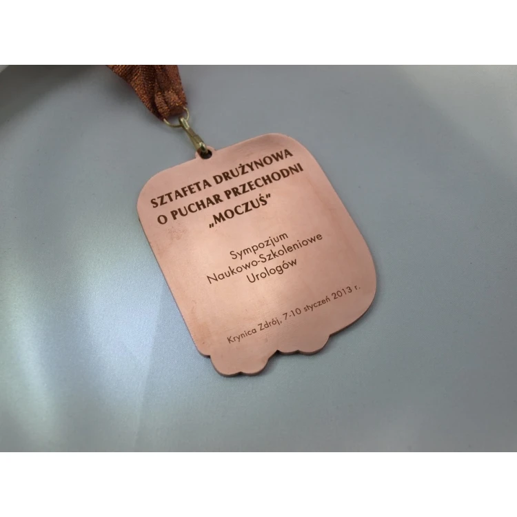 Metal Medals in Three Colors (Brass, Steel, Copper) - Dimensions 89x67mm - MGR090