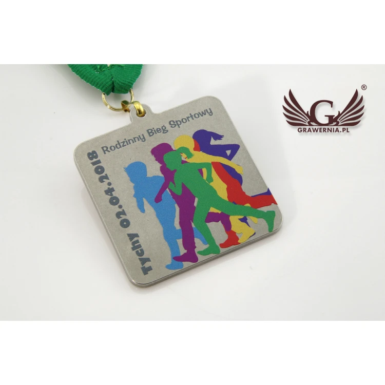 Metal Medals with Custom Graphics - UV Digital Print - Dimensions 50x50mm - MGR018