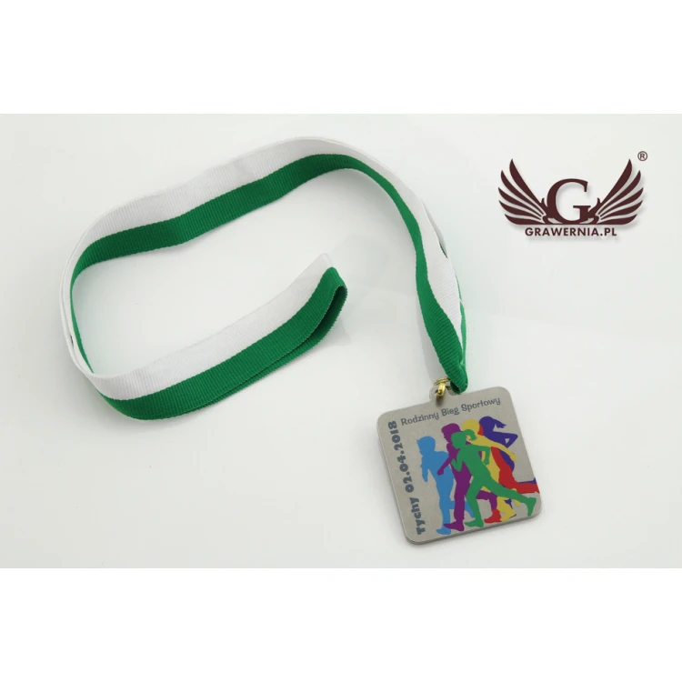 Metal Medals with Custom Graphics - UV Digital Print - Dimensions 50x50mm - MGR018