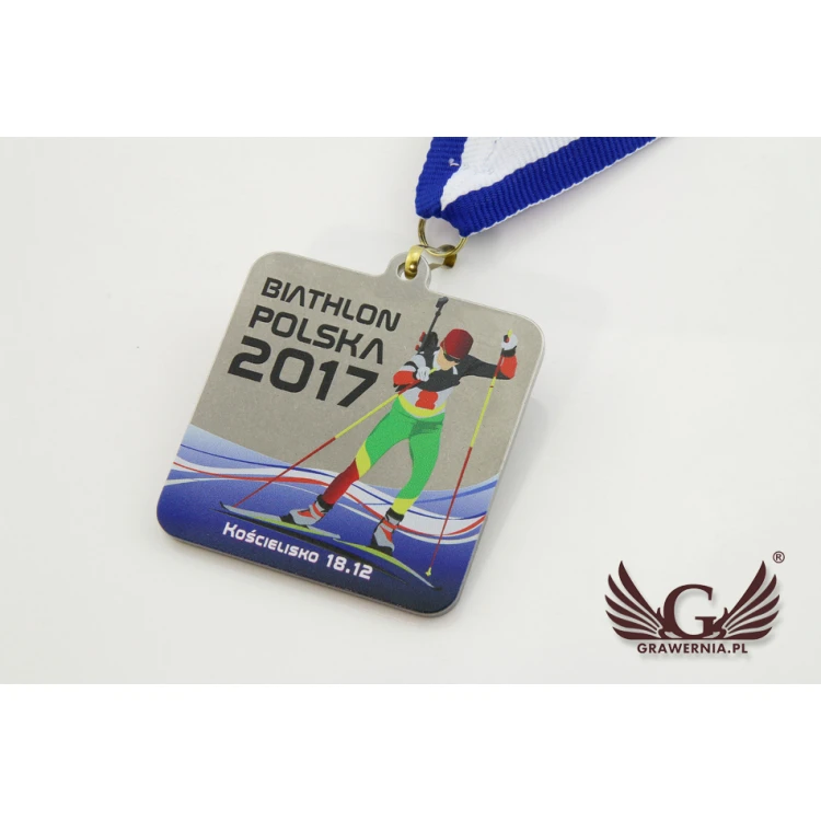 Metal Medals with Custom Graphics - UV Digital Print - Dimensions 50x50mm - MGR019