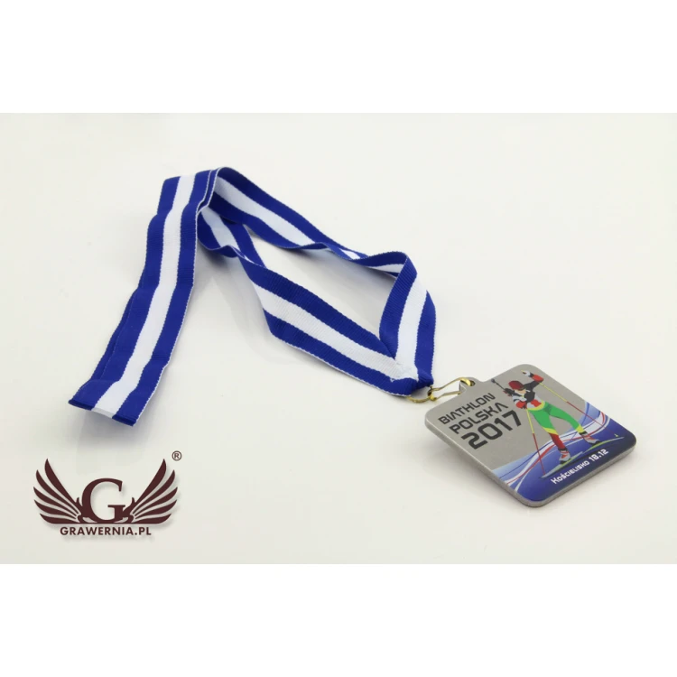Metal Medals with Custom Graphics - UV Digital Print - Dimensions 50x50mm - MGR019