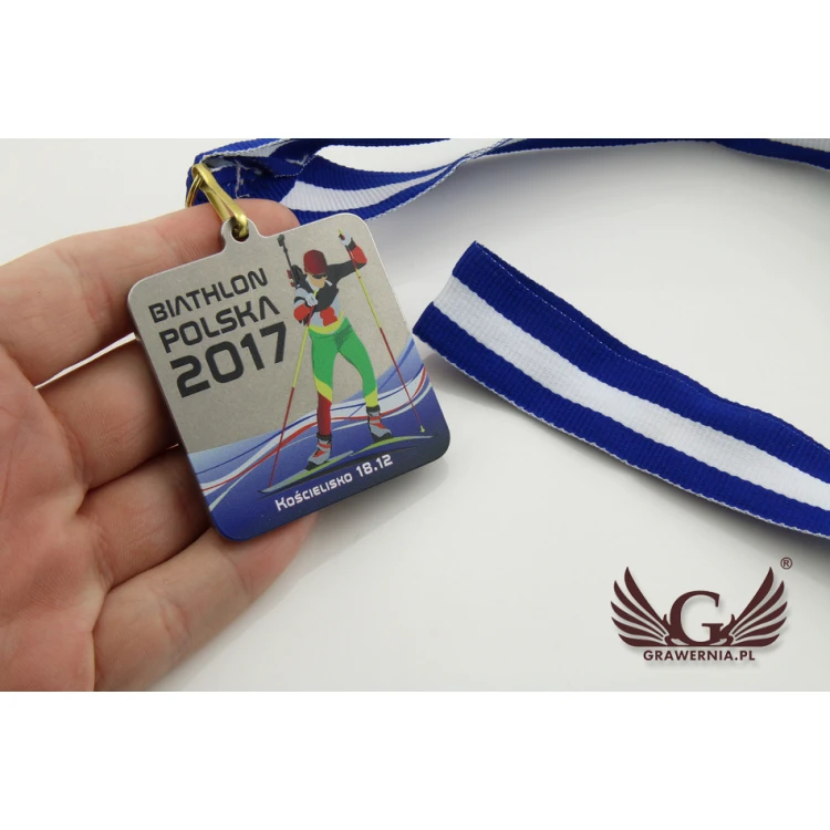 Metal Medals with Custom Graphics - UV Digital Print - Dimensions 50x50mm - MGR019