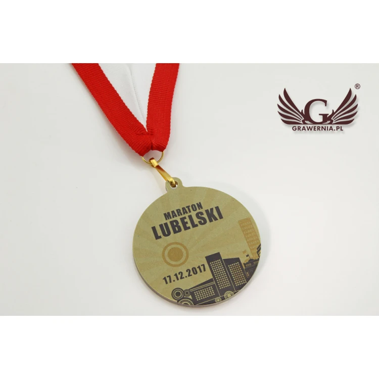 Metal Medals with Custom Graphics - UV Digital Print - 50mm Diameter - MGR020