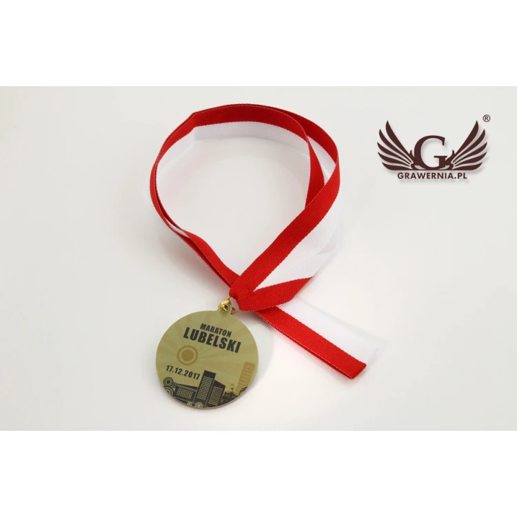 Metal Medals with Custom Graphics - UV Digital Print - 50mm Diameter - MGR020