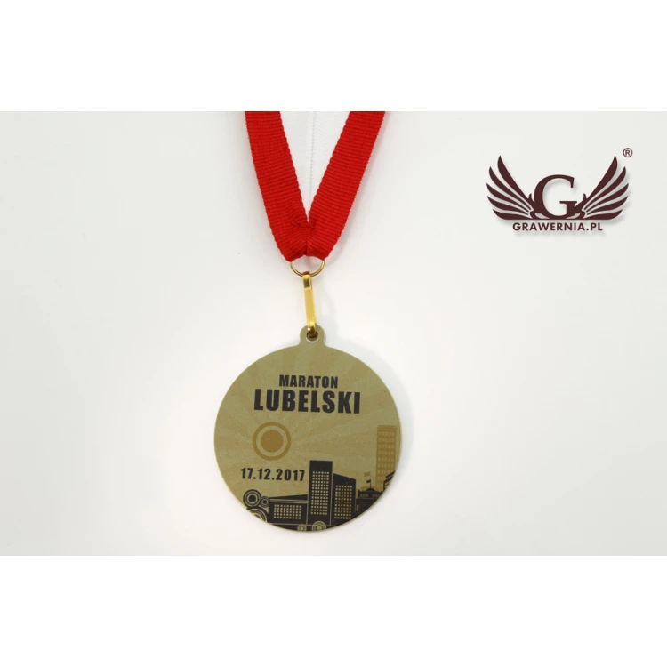 Metal Medals with Custom Graphics - UV Digital Print - 50mm Diameter - MGR020