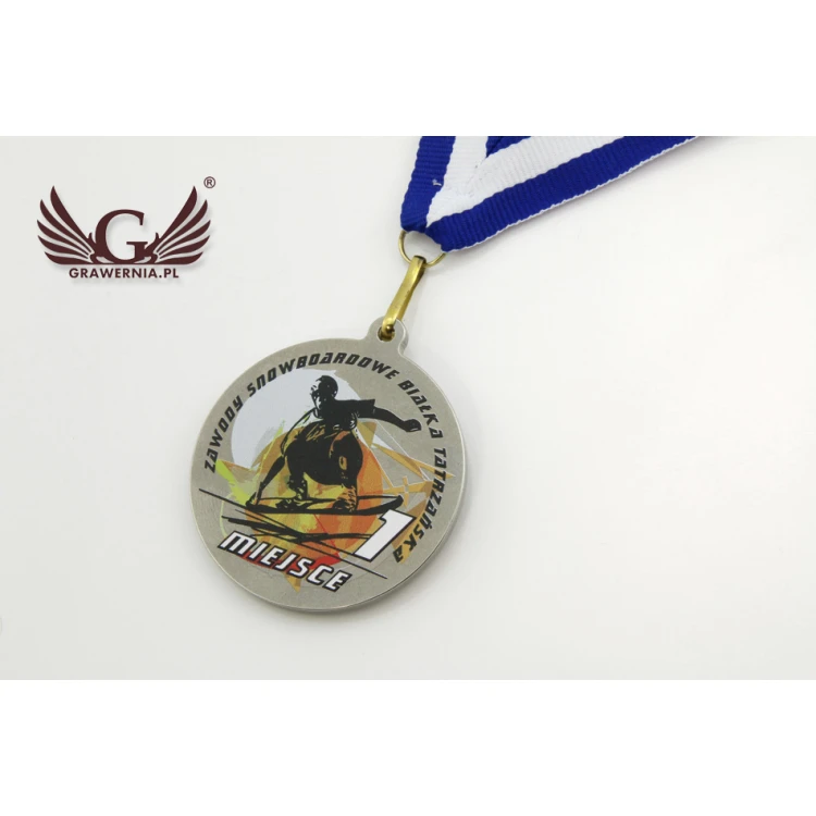 Metal Medals with Custom Graphics - UV Digital Print - 50mm Diameter - MGR021