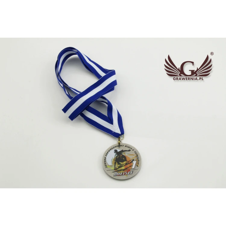 Metal Medals with Custom Graphics - UV Digital Print - 50mm Diameter - MGR021