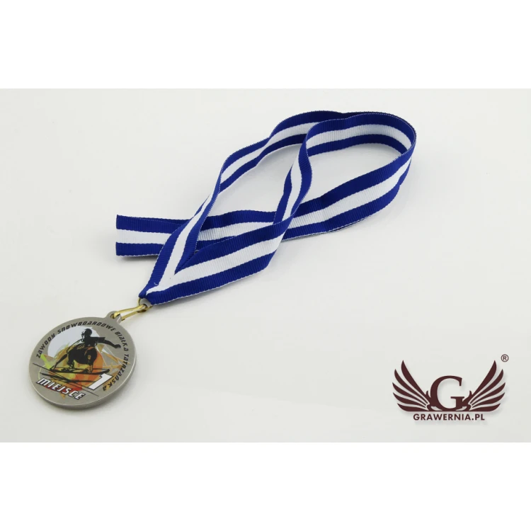 Metal Medals with Custom Graphics - UV Digital Print - 50mm Diameter - MGR021