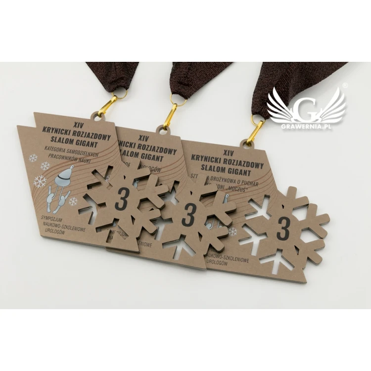 Metal Medals with Custom Graphics - UV Digital Print - Size: 100x44mm - MGR073