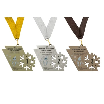 Metal Medals with Custom Graphics - UV Digital Print - Size: 100x44mm - MGR073