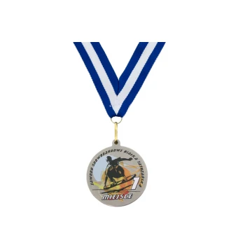 Metal Medals with Custom Graphics - UV Digital Print - 50mm Diameter - MGR021