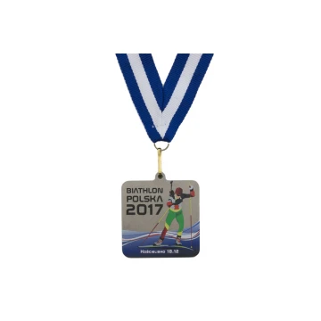 Metal Medals with Custom Graphics - UV Digital Print - Dimensions 50x50mm - MGR019