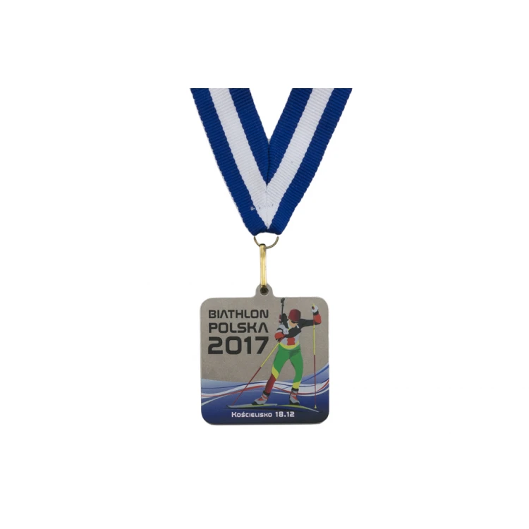 Metal Medals with Custom Graphics - UV Digital Print - Dimensions 50x50mm - MGR019