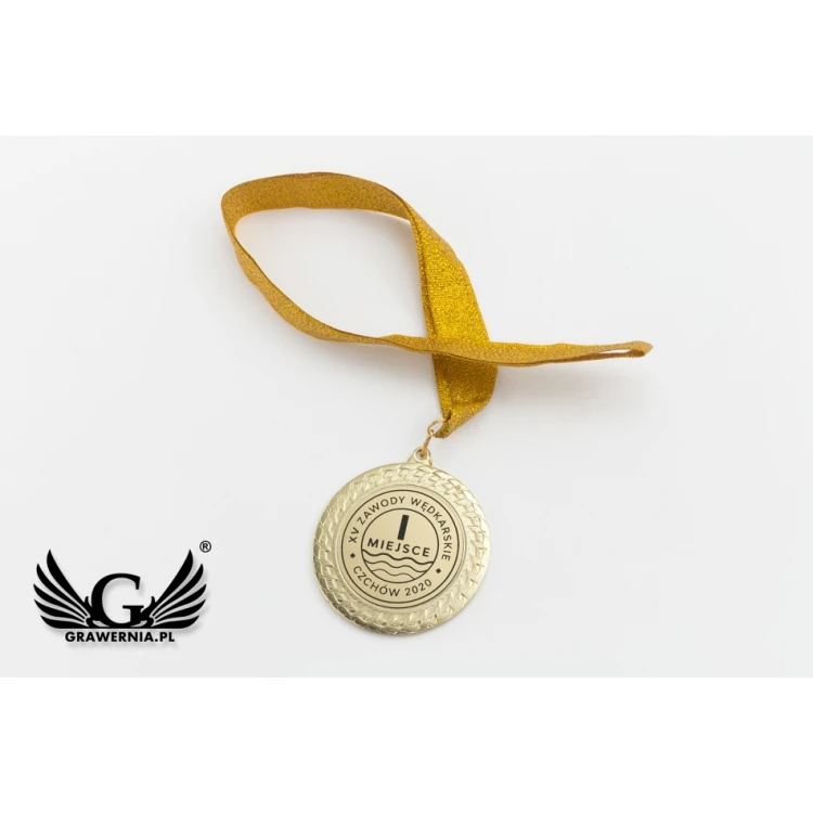 Metal Medals with Engraved Emblem - Diameter 70mm - MMC2072