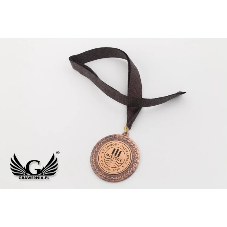Metal Medals with Engraved Emblem - Diameter 70mm - MMC2072