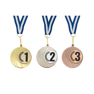Metal Medals with Engraved Emblem - Diameter 40mm - MMC1040