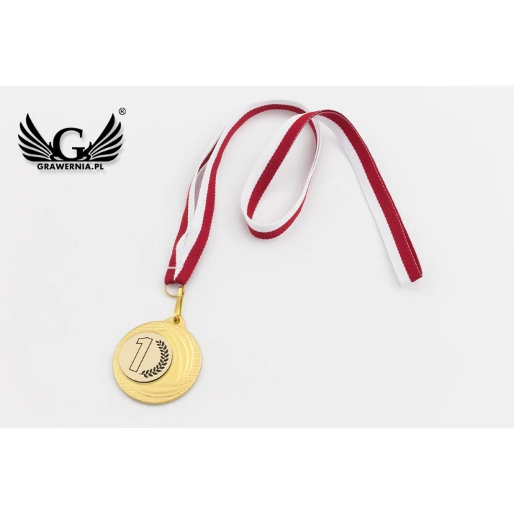 Metal Medals with Engraved Emblem - Diameter 40mm - MMC9040