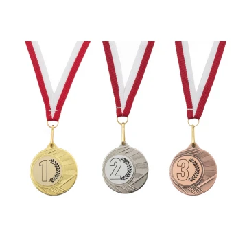 Metal Medals with Engraved Emblem - Diameter 40mm - ME0040