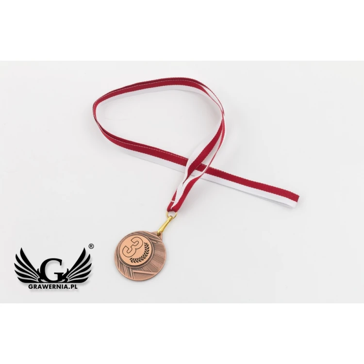 Metal Medals with Engraved Emblem - Diameter 40mm - ME0040