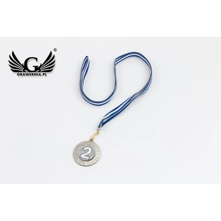 Metal Medals with Engraved Emblem - Diameter 40mm - ME0140