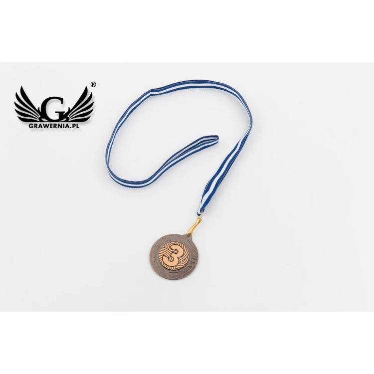 Metal Medals with Engraved Emblem - Diameter 40mm - ME0140