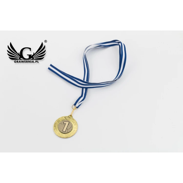 Metal Medals with Engraved Emblem - Diameter 40mm - ME0140