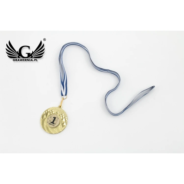 Metal Medals with Engraved Emblem - Diameter 50mm - MMC0150