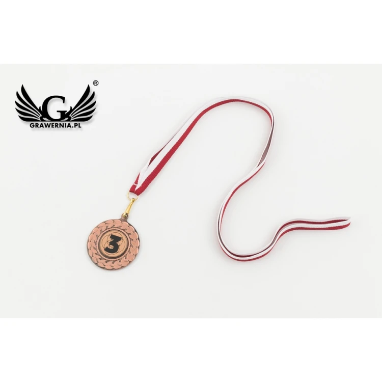 Metal Medals with Engraved Emblem - Diameter 45mm - MMC3045