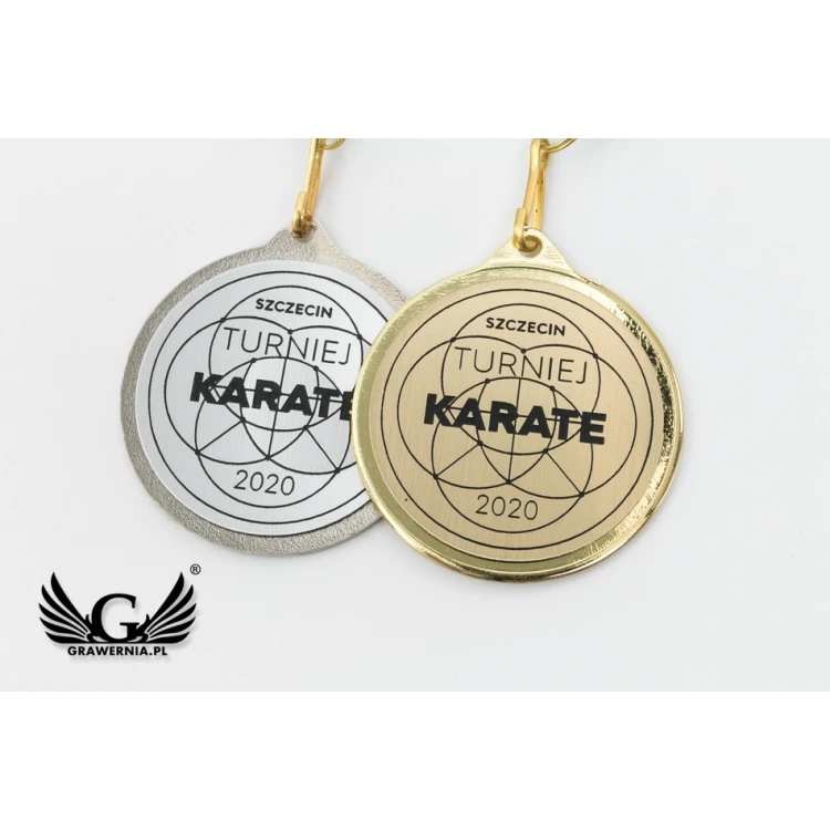 Metal Medals with Engraved Emblem - Diameter 50mm - MMC24050