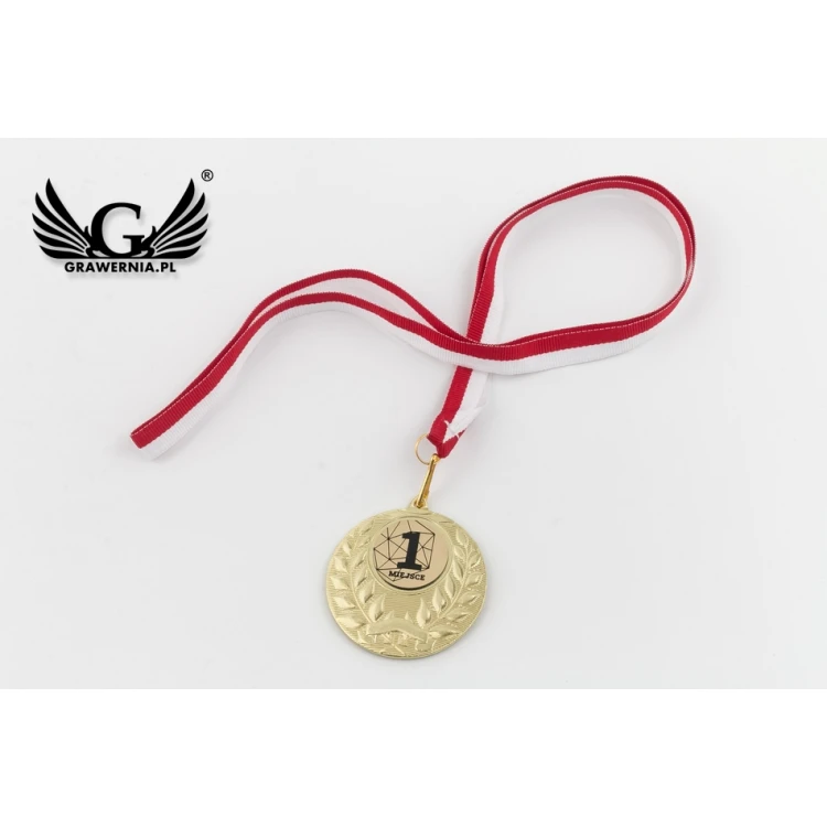 Metal Medals with Engraved Emblem - Diameter 50mm - MMC1750