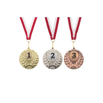 Metal Medals with Engraved Emblem - Diameter 50mm - MMC1750