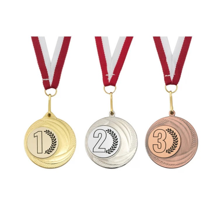 Metal Medals with Engraved Emblem - Diameter 40mm - MMC9040