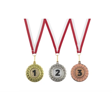 Metal Medals with Engraved Emblem - Diameter 45mm - MMC3045
