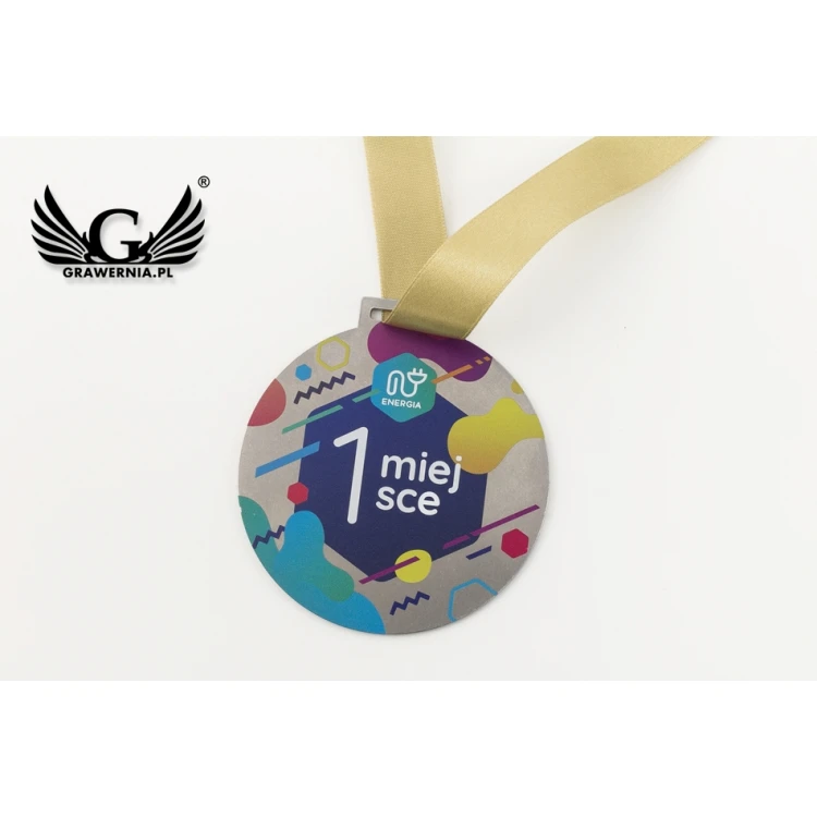 Art Steel Medals - UV Digital Print - Diameter 80mm - MGR085