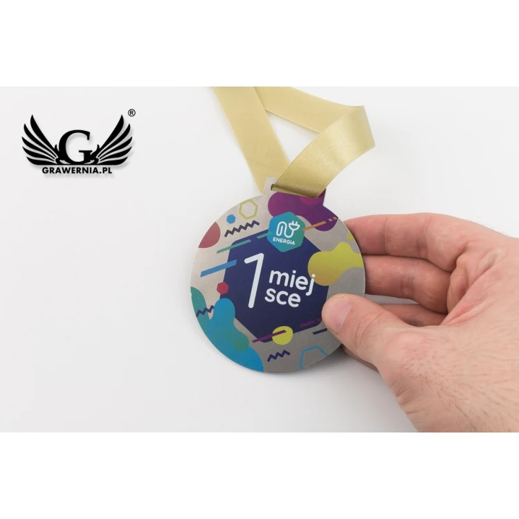 Art Steel Medals - UV Digital Print - Diameter 80mm - MGR085