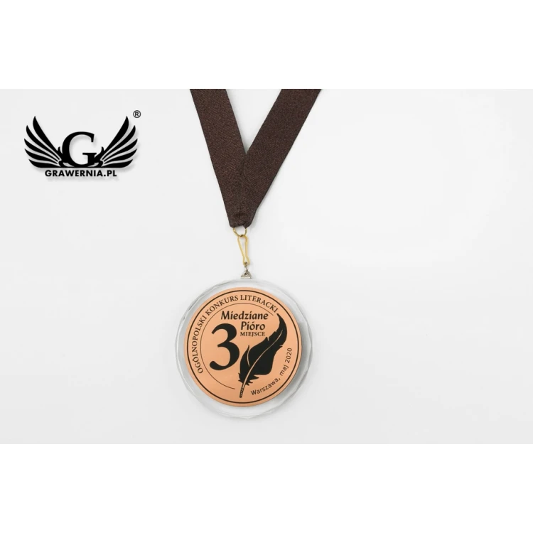 Elite Glass Medals - Gold, Silver, Bronze + Case